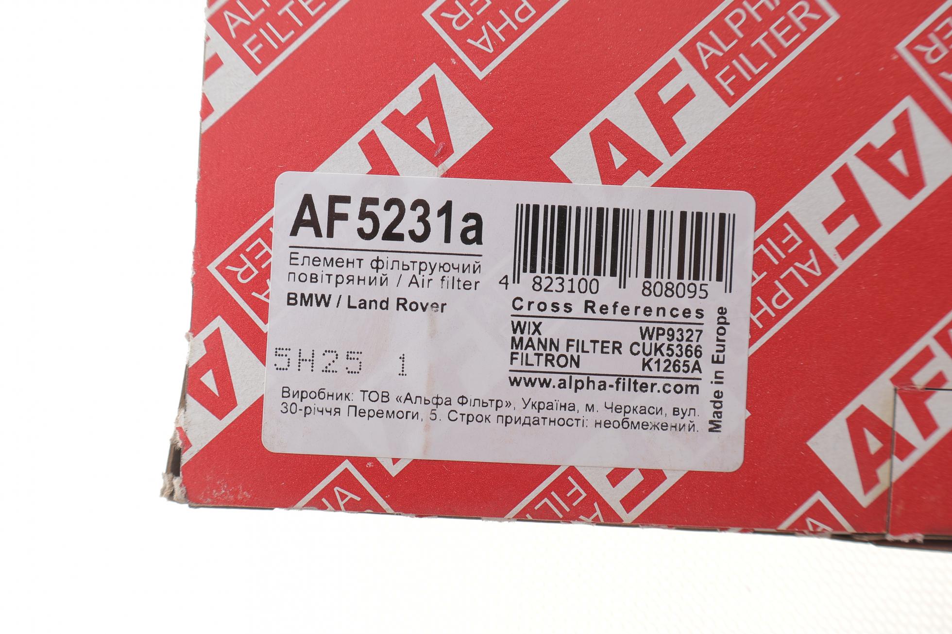 AF5231a ALPHA FILTER